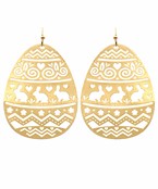  Easter Egg Filigree Earrings