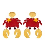  Clam & Crab Earrings