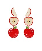  Fruit Theme 3 Drop Earrings