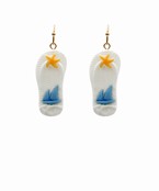  Beach Sandal Clay Earrings