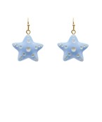  Starfish Clay Dangle Earrings