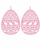  Easter Egg Filigree Earrings