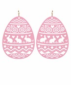  Easter Egg Filigree Earrings