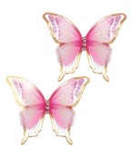  Butterfly Metal Out Line Earrings