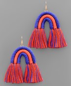  Arch Tassel Earrings