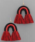  Arch Tassel Earrings