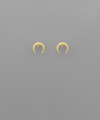  Mini Horn Earrings
