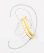  2 Row Oval Ear Cuff