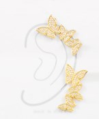  Crystal Butterfly Ear Cuff Set