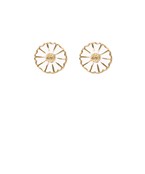  Color Enamel Flower Earrings