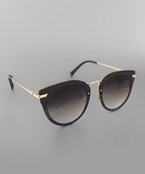  Gold Edgs Cat Eye Frame Sunglasses