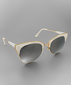  Acrylic Point Metal Frame Sunglasses