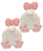  Easter Bunny Butt & Paw Earrings