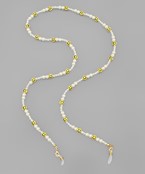  Smile Face & Pearl Mask Holder