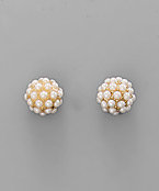  Pearl Paved Dome Studs