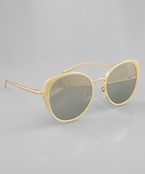  Gold Frame Sunglasses