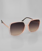  Acrylic Frame Square Sunglasses