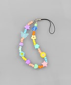  Flower & Star Beads Phone Strap