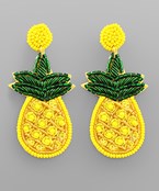  Pineapple Bead Earrings