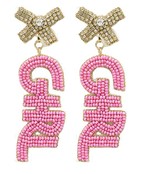  Beaded BOY & GIRL  Earrings