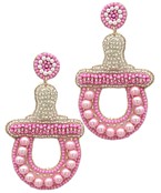  Seed Bead Pacifier Earrings