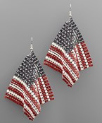  USA Flag Earrings