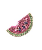  Watermelon Crystal Brooch