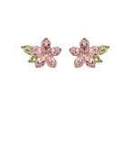  Pave Flower Earrings
