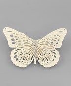  3 Layer Filigree Butterfly Pin