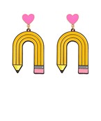  Pencil Rainbow Earrings