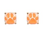  Paw Print Square Earrings