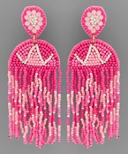  Seed Bead Tassel Earrings
