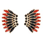  Collegiate Color Wing Earrings