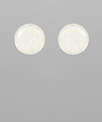  Glittter Round  Earrings
