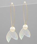  Mermaid Tail Wire Hook Earrings