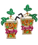  Glitter Mint Julep Earrings