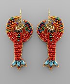  Bead Lobster Earrings
