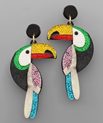  Toucan Acrylic Earrings