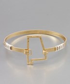  Gold State Bangle