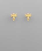  Angle Gold Dipped Earrings