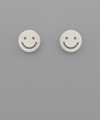  Smile Face Stud Earrings