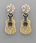  Guitar Beads Earrings