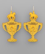  Kentucky Derby Trophy Earrings