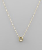  Gold Initial Necklace 