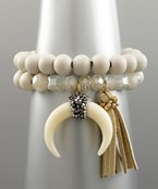  Horn Wood Bracelet