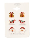  Christmas Theme Earrings Set