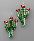  Cactus & Flower Earrings