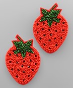  Strawberry Bead Earrings