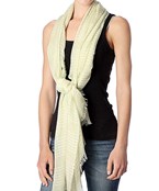  Skinny Stripe Oblong Scarf 