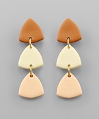 Triple Triangle Earrings